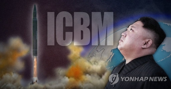 북한 ICBM급 추정 장거리 탄도미사일 발사(PG)ⓒ천지일보(뉴스천지) 2017.11.29