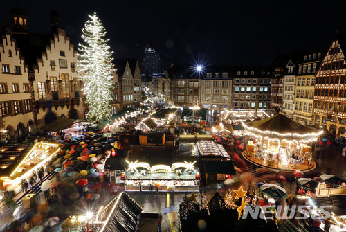 독일 베를린 크리스마스 시장인 브라이트샤이트 광장. (출처: 뉴시스)