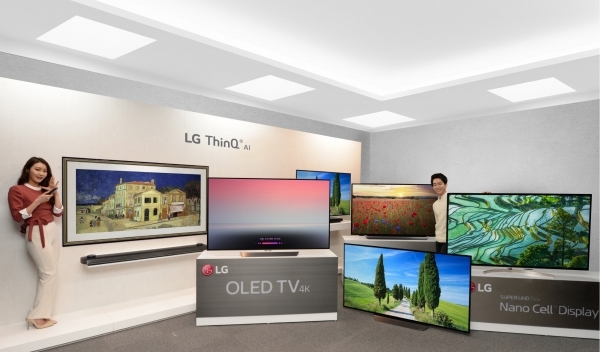 LG전자가 오는 9일부터 12일까지 미국 라스베이거스에서 열리는 세계 최대 가전전시회 ‘CES 2018’에서 인공지능(AI)을 탑재한 ‘올레드 TV 씽큐’를 선보인다. (제공: LG전자) ⓒ천지일보(뉴스천지) 2018.1.3