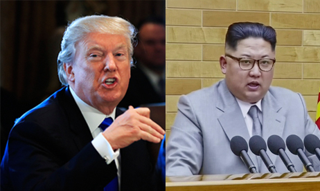 도널드 트럼프 미국 대통령(왼쪽)과 김정은 북한 노동당 위원장. (출처: 뉴시스)