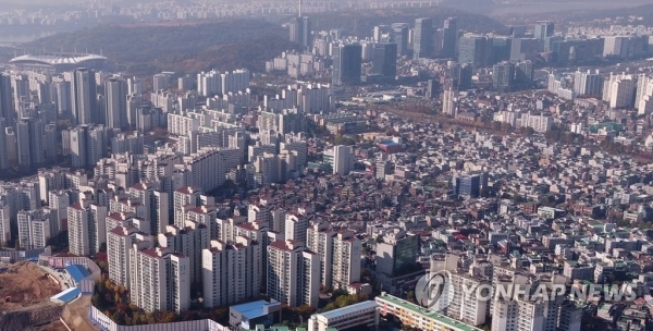 서울 서대문구의 아파트 단지 모습. (출처: 연합뉴스)