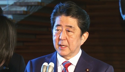 아베신조 일본 총리 (출처: 일본 총리실)
