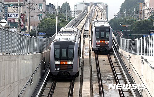 인천도시철도 2호선. (출처: 뉴시스)ⓒ천지일보(뉴스천지) 2018.2.21