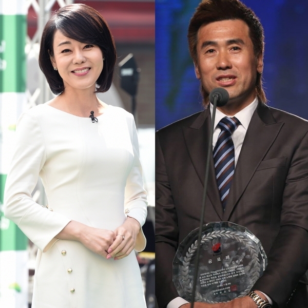 ‘평창패럴림픽 장애인 홍보단’을 후원하는 배우 김윤진과 김병지 이사장. (제공: 성신여대 교양학부 서경덕 교수 연구팀)