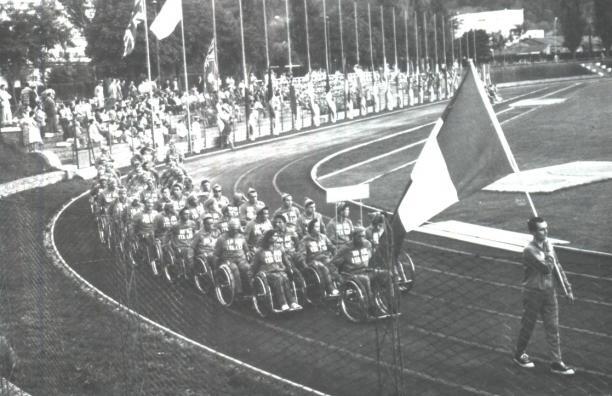 1960년 로마에서 열린 스토크맨더빌 대회. (출처: 국제패럴림픽위원회)