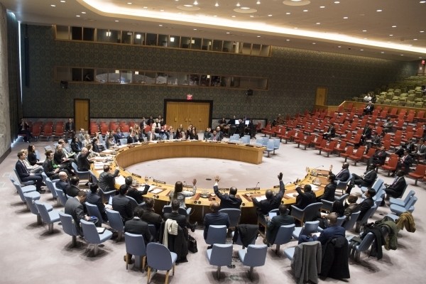 유엔 안전보장이사회 회의 모습 (출처: 유엔(UN))