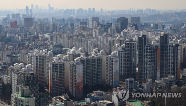 강남 일대의 아파트 단지 모습. (출처: 연합뉴스)