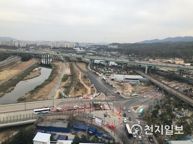 의정부시 광역도로인 상도교~호장교간 도로. ⓒ천지일보(뉴스천지) 2018.4.18