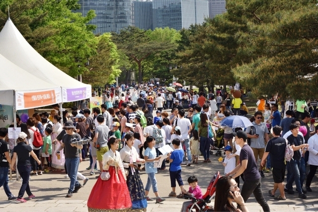 국립민속박물관 어린이날 행사사진. (제공: 국립민속박물관)