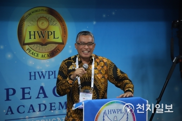 Dr. Zainul Fuad, a social science professor at Universitas Islam Negeri Sumatra Utara (Provided by HWPL)ⓒ천지일보(뉴스천지)