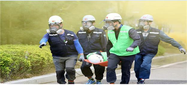 재난대응 안전한국훈련 모습 (제공: 한국지역난방공사) ⓒ천지일보(뉴스천지) 2018.5.17