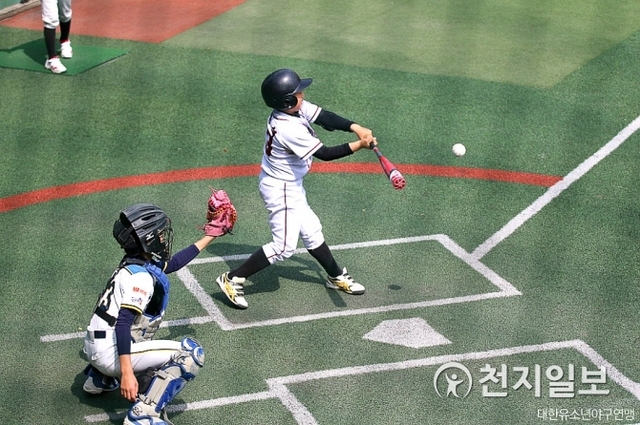 유소년 야구경기 모습. (제공: 대한유소년야구연맹) ⓒ천지일보(뉴스천지) 2018.5.19