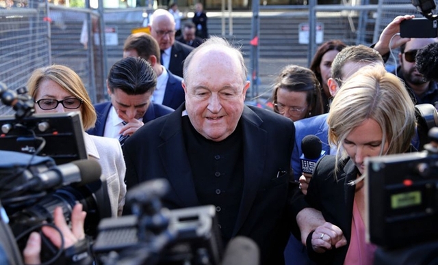 호주 가톨릭 윌슨 대주교가 22일 사제 아동성추행 은폐 혐의로 유죄 판결을 받았다. (출처: 내셔널가톨릭리포터)
