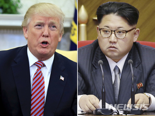 도널드 트럼프 미국 대통령(왼쪽)과 김정은 북한 노동당 위원장. (출처: 뉴시스)