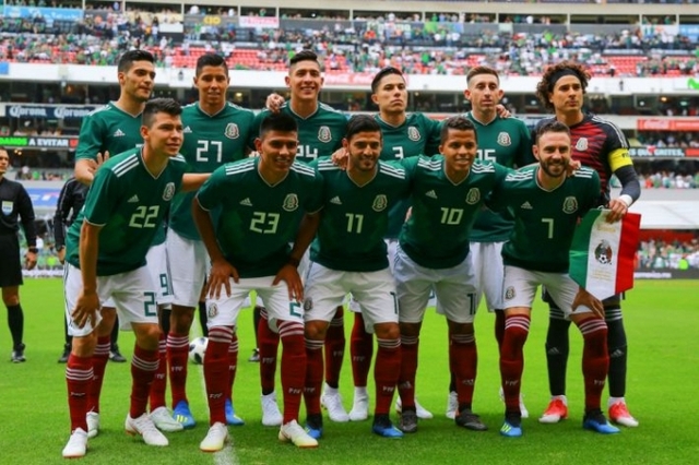 멕시코 축구 국가대표 선수들. (출처: 뉴시스)