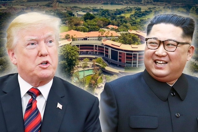 도널드 트럼프 미국 대통령(왼쪽)과 김정은 북한 국무위원장 (출처: 뉴시스)