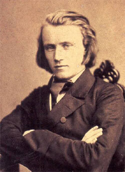 1853년대의 브람스(Johannes Brahms) ⓒ Meister Raro~commonswiki/wikipedia | Public Domain.