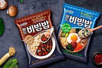 팔도비빔밥 산채나물·진짜짜장 2종. (제공: 팔도)