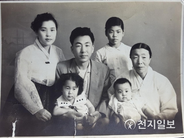 박애신 여사 가족사진 ⓒ천지일보 2018.9.21