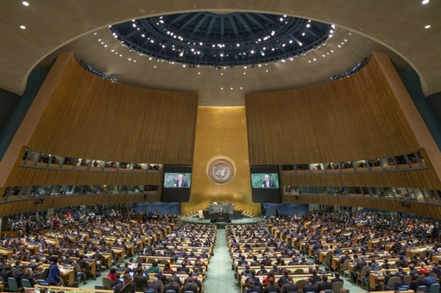 지난 25일 유엔총회 모습 (제공: 유엔(UN))