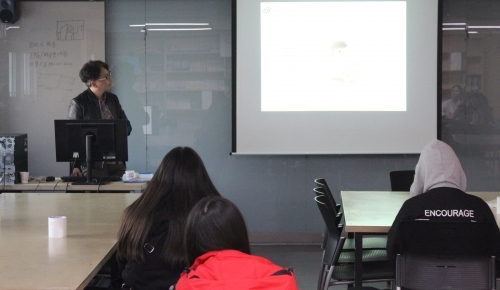 한국IT직업전문학교 시각디자인학과정 수업 모습 (제공: 한국IT직업전문학교)