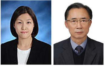 왼쪽부터 수상자 이경은 교수와 이종길 교수 (제공: 충북대학교) ⓒ천지일보 2018.11.19