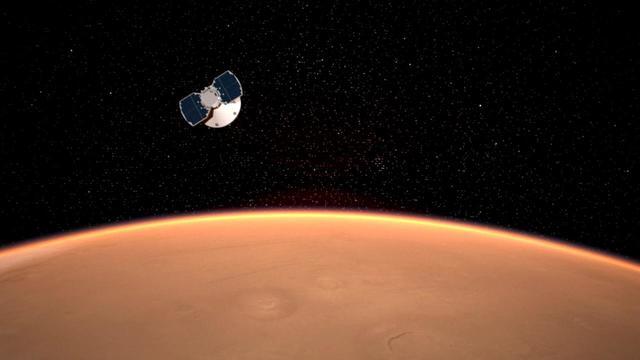 미국항공우주국(NASA)의 화성 탐사선 ‘인사이트호’가 미 동부시간으로 26일 오후 2시 54분께 화성 적도 인근의 엘리시움 평원에 안착했다. 사진은 NASA 홈페이지에 게재된 상상 (출처: 뉴시스)