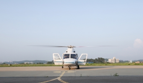 글로리아항공 헬기 모습 (제공: 한국항공직업전문학교)