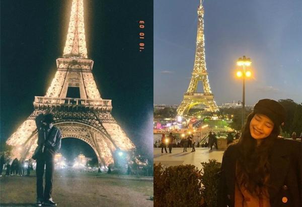 카이♥제니, 럽스타그램 의혹 제기… 같은 날 파리에서 ‘찰칵’ (출처: 카이 제니 인스타그램)