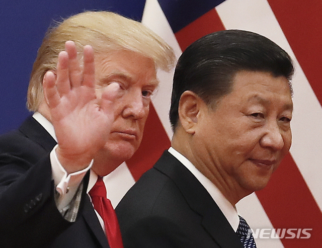 도널드 트럼프 미 대통령(왼쪽)과 시진핑 중국 국가 주석. (출처: 뉴시스)