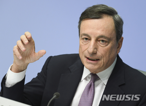 마리오 드라기 유럽중앙은행(ECB) 총재. (출처: 뉴시스)