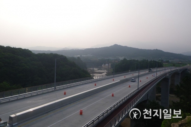운천~탄동 도로 (제공: 경기도) ⓒ천지일보 2019.3.28