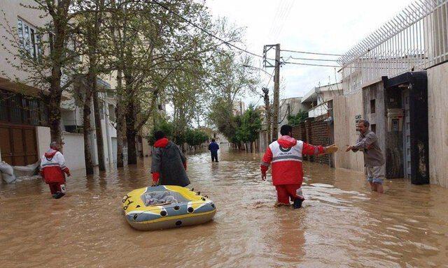 홍수로 물에 잠긴 이란(출처 : 자리프 이란 외무장관 트위터)