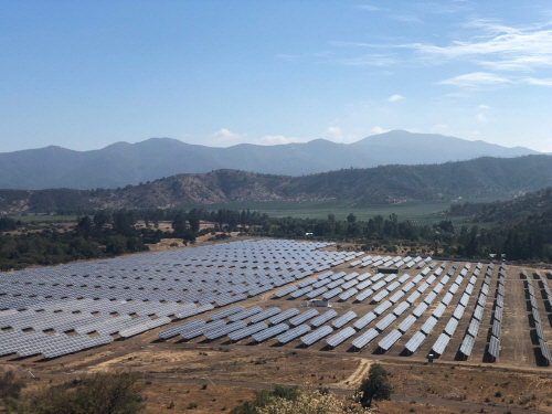 상업운전에 돌입한 산타로사(Santa Rosa) 태양광 발전소 (제공: 대림산업)