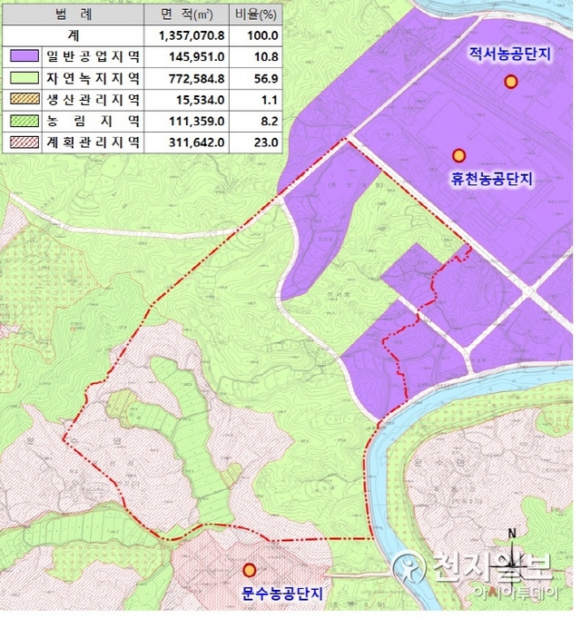 영주 첨단베어링 국가 산업단지구역도. (제공: 영주시) ⓒ천지일보 2019.6.17