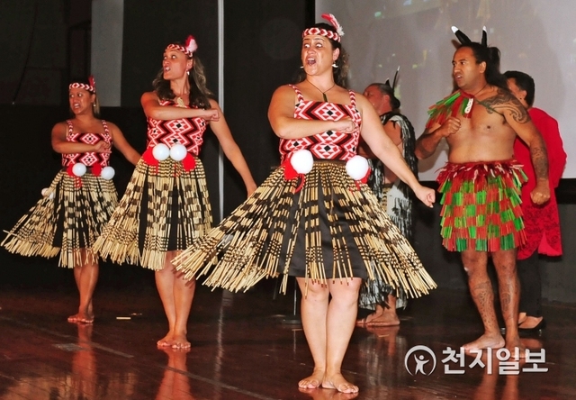 뉴질랜드의 전통춤 ‘하카(Haka)’ (출처: 게티이미지뱅크)  ⓒ천지일보 2019.7.5