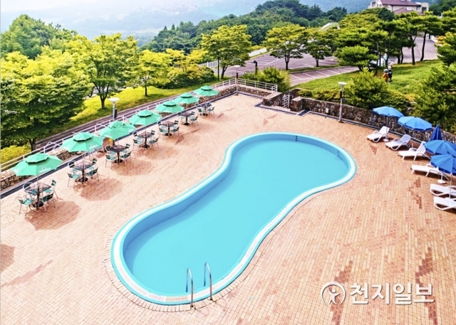 마우나오션리조트, 야외 물놀이장 모습. (제공: 코오롱 계열 호텔·리조트) ⓒ천지일보 2019.8.6