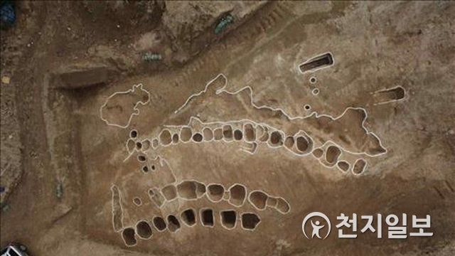 안성 백제 초기 유적 발굴 현장(사진 제공: 안성시청)