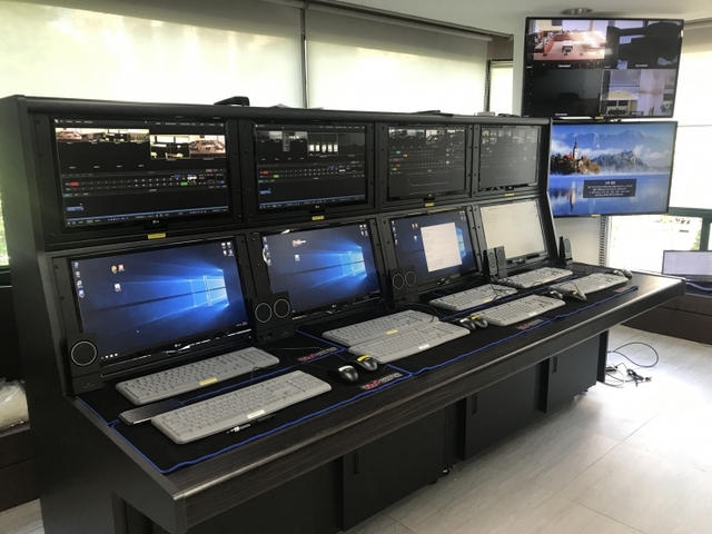 안산시의회가 최근 구축한 상임위원회 생방송 장비. 이 장비를 통해 최대 4개 채널의 방송 송출이 가능하다.  ⓒ천지일보 2019.8.22