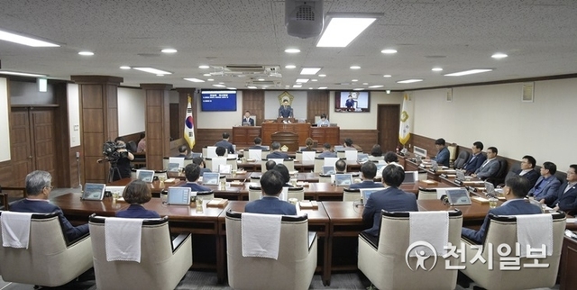 전남 순천시의회가 지난 30일 제235회 임시회를 개회하고 내달 6일까지 8일간 의정활동에 들어갔다. (제공: 순천시의회) ⓒ천지일보 2019.8.31