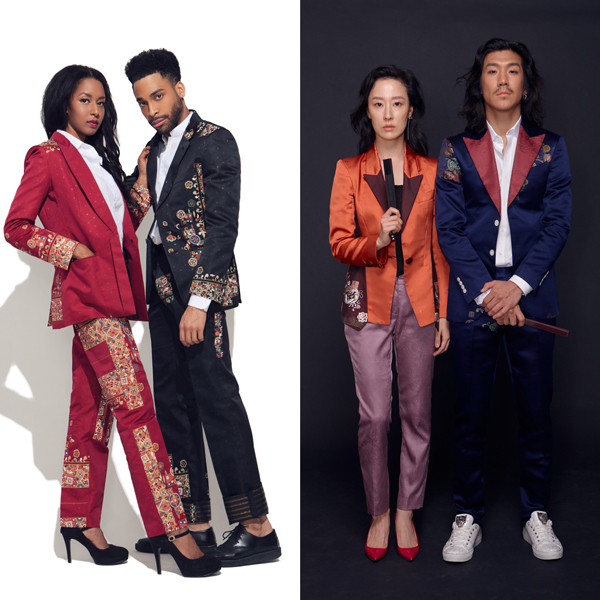 리을의 한복을 입은 모델들의 모습. (제공: 김리을 디자이너) ⓒ천지일보 2019.9.17