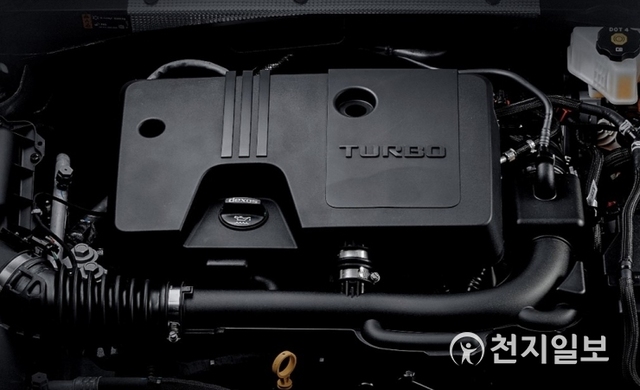 GM의 최신 고성능, 고효율 라이트사이징 기술을 적용한 E-Turbo 엔진. (제공: 한국지엠) ⓒ천지일보 2019.10.20