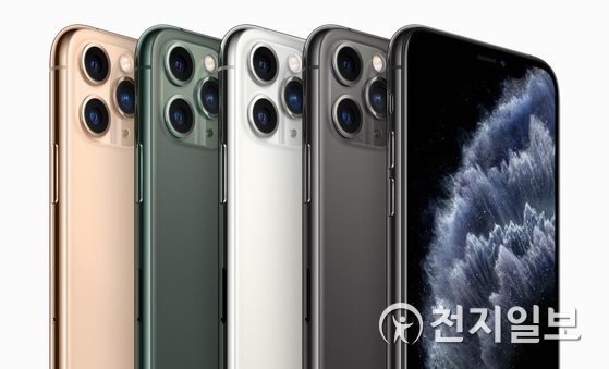 25일 국내 출시된 애플의 아이폰11 시리즈. (제공: 애플코리아) ⓒ천지일보 2019.10.25