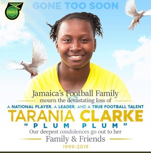자메이카축구협회가 트위터를 통해 게시한 애도문. (출처: 자메이카축구협회 트위터)
