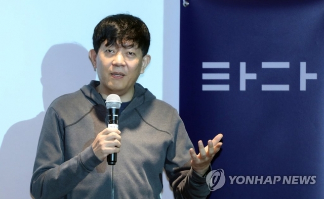 차량호출 서비스 ‘타다’를 운영하는 이재웅 쏘카 대표. (출처: 연합뉴스)