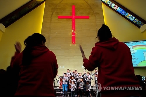 중국 한 시골교회. (출처: 연합뉴스)