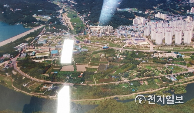 [천지일보 진주=최혜인 기자] 진주시 평거동 695-74번지 일대 42만 1120㎡ 규모의 ‘오목내 유원지’ 모습. ⓒ천지일보 2020.2.4