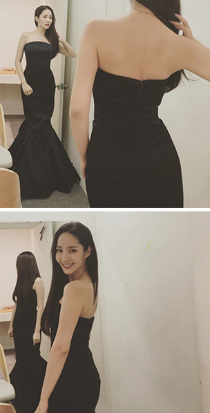 박민영 드레스 (출처: 박민영 인스타그램)