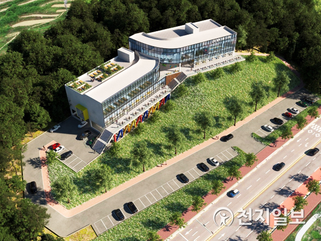 진주시 동부시립도서관 조감도. (제공: 진주시) ⓒ천지일보 2020.6.16