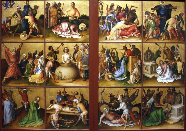 예수 그리스도의 12제자의 순교. (출처: 위키피디아)